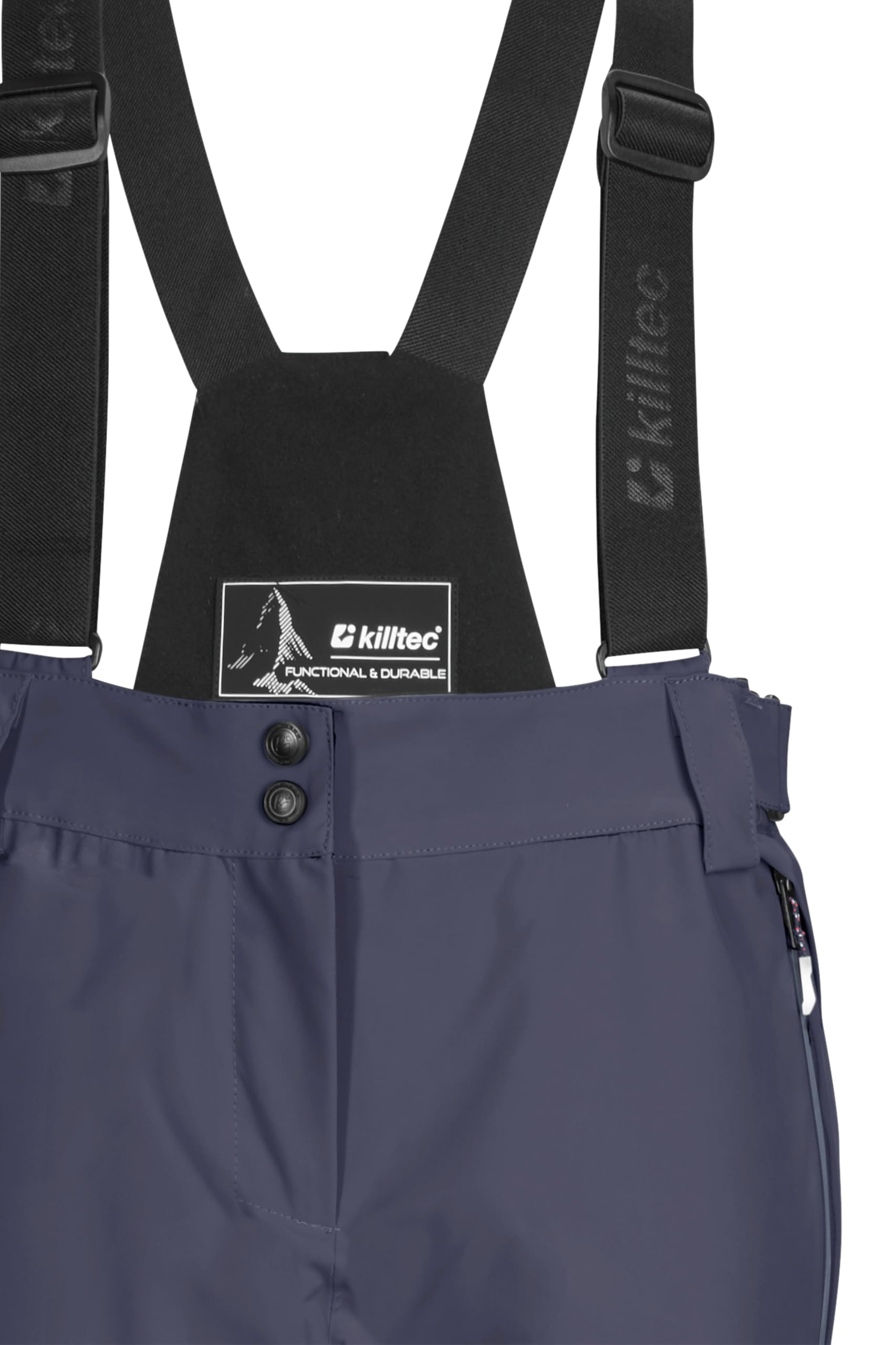 Killtec Damen Skihose/Funktionshose mit abnehmbaren Trägern, Kantenschutz, Schneefang und Beinventilation Ksw 61 Wmn Ski Pnts