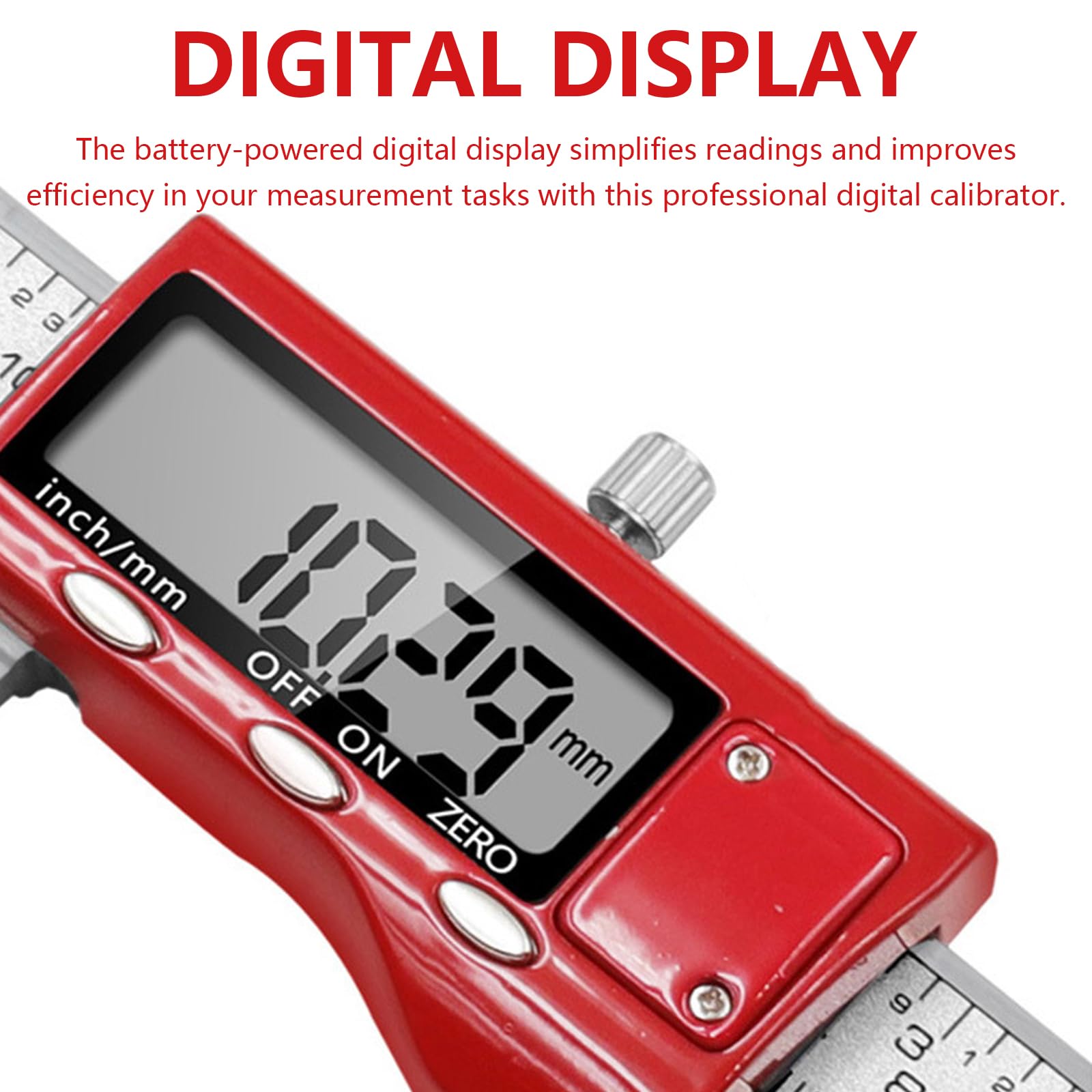 Calibro Digitale, Calibro Digitale Per Disco Freno Da 0-150 Mm Strumento Di Misurazione In Acciaio Inossidabile Con Scatola Di Immagazzinaggio E Display Lcd Per Meccanici E Appassionati Di Auto