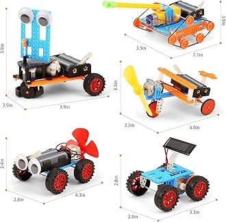STEM Kits for Kids Crafts 6-8 8-12, Boys Gifts Toys for 6 7 8 Year Old Boy Birthday Gift Ideas, STEM Toys Crafts 6+ 7+ yr, Robotics Science Kits Activities Robot Building Age 8-10 9 10 11 12 13 14