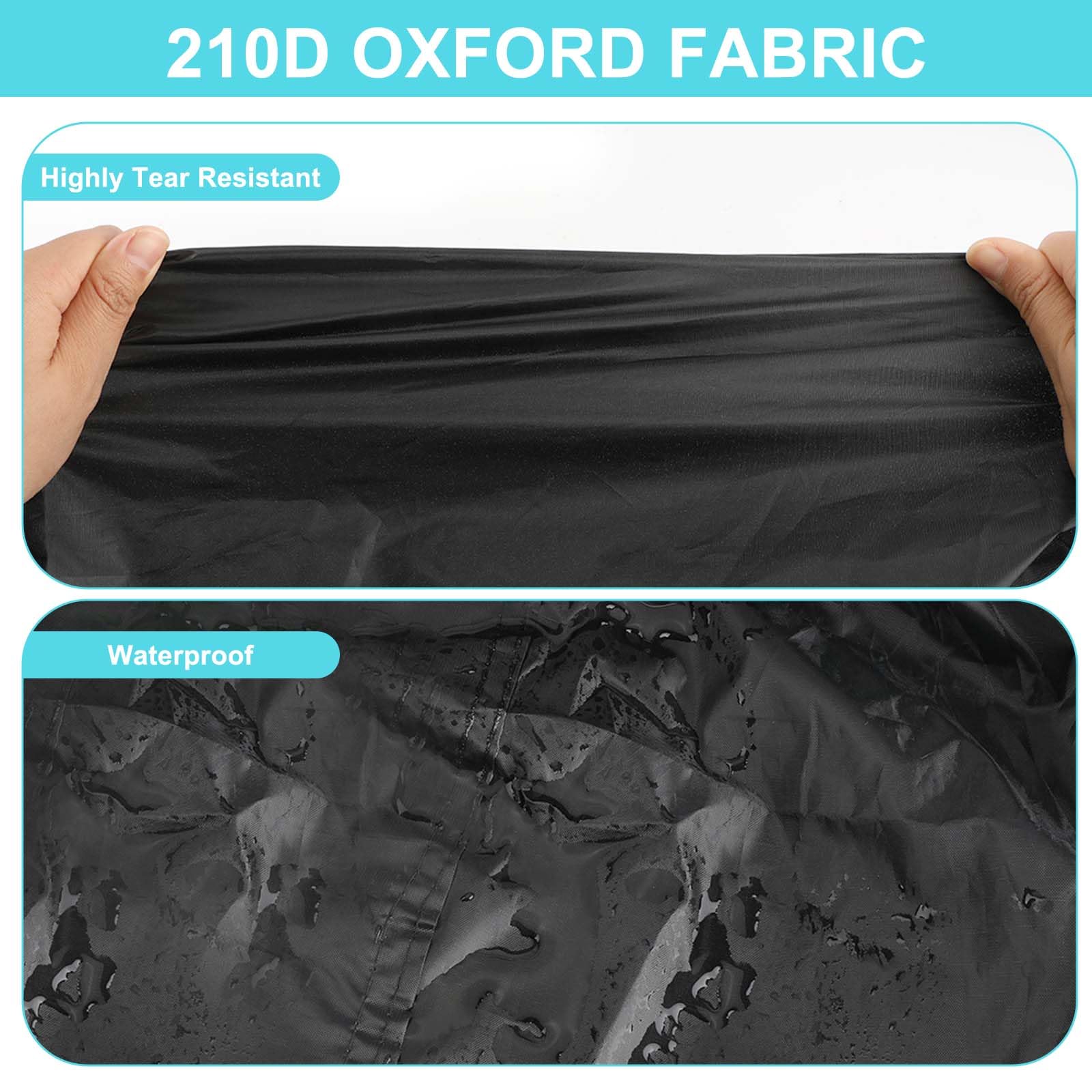 Housse De Vélo Extérieure Imperméable - Pour 1 à 2 Vélos - Tissu Oxford Résistant - Avec œillet Pour Cadenas - Anti-UV, Poussière, Pluie, Neige - Taille 208x96x119 Cm
