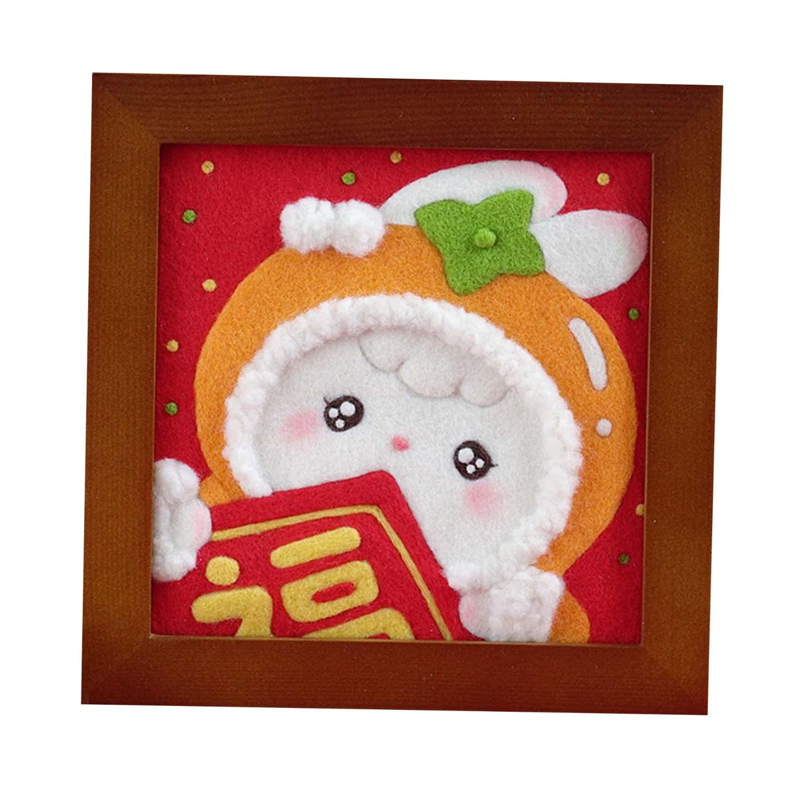 Fashion My Day® Wool Felt Material Kit Rabbit Kits Accessories for Starter Bedroom Wall A | Home & Kitchen| Craft Materials| Knitting & Crochet| Knitting| Knitting Needles