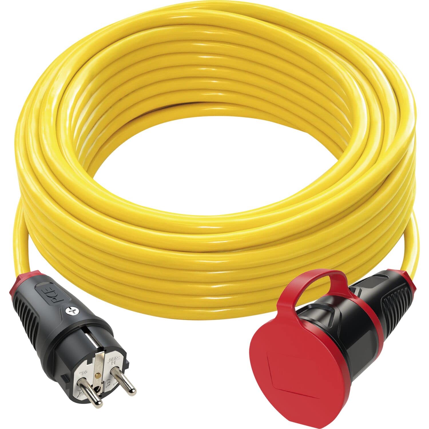 PC Electric Cable de extensión XYMM K35 3 G1.5 IP44, longitud 25 m, 980925315551