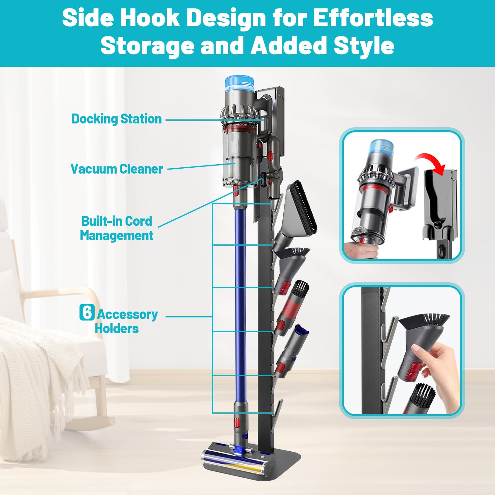 Dyson Vacuum Docking Station - Kukikan -6 Dyson Vacuum Docking Station - Kukikan -6