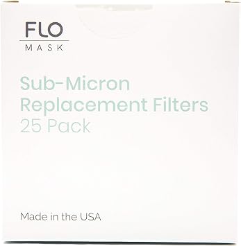 Kids - Sub-Micron Replacement Filters 25-Pack for Childrens Mask, Made in USA
