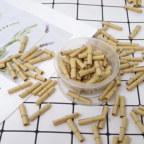 Miniatura 5 de Honbay 200 rollos vintage de papel de San Valentín para escribir en él para cumpleaños, aniversario, San Valentín