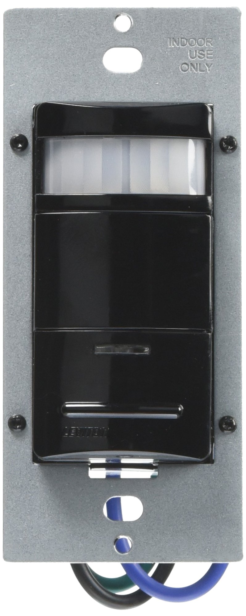 Capteur d'occupation Leviton ODS10-IDE Decora noir interrupteur mural