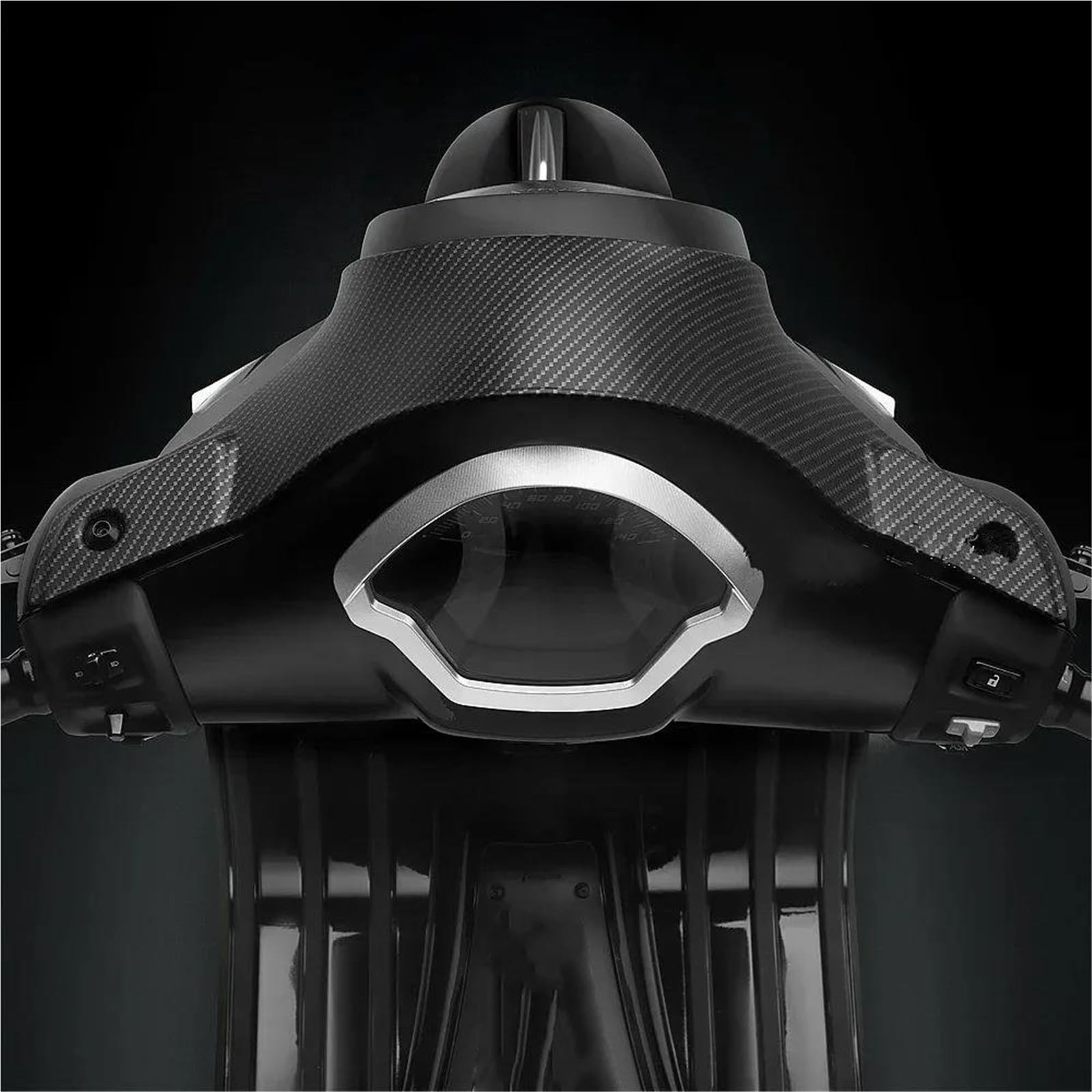 Parabrezza Per Moto Per Vespa GTS 300 Super (gts300) 2023 2024 Parabrezza Anteriore Sportivo Da Viaggio E Deflettori Vento Parabrezza Moto(Nero opaco)