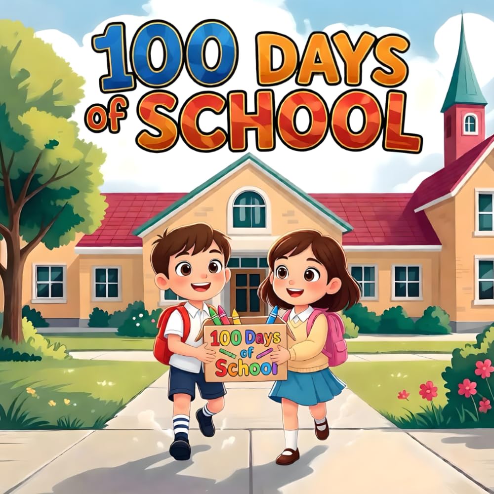 100 Day of School : A Twin School Mystery Adventure story book for kids About Teamwork, Trust