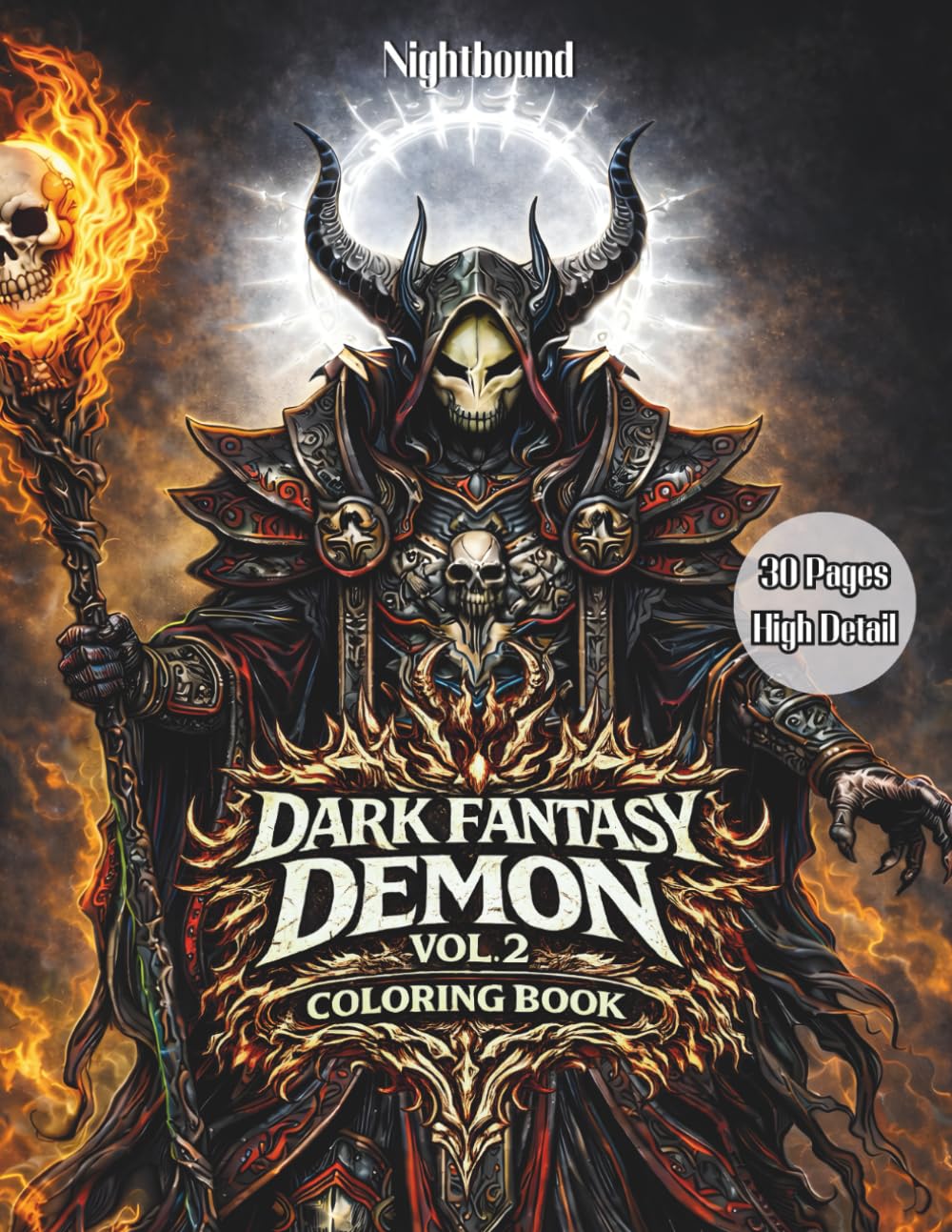 Dark Fantasy Demon – Vol. 2: Infernal Lords Coloring Book