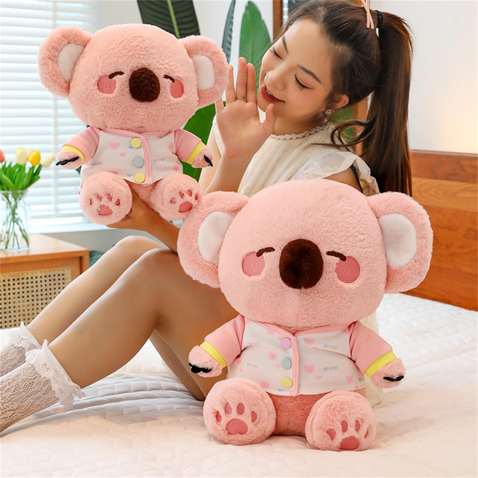 champracer Koala Stofftier, Koala Kuscheltier Groß, Niedlich Plüschspielzeug Koala, Koala Bär Plüschpuppe, Koala Plüschpuppe Kuscheltier, Plüschpuppen für Jungen und Mädchen (43 cm)