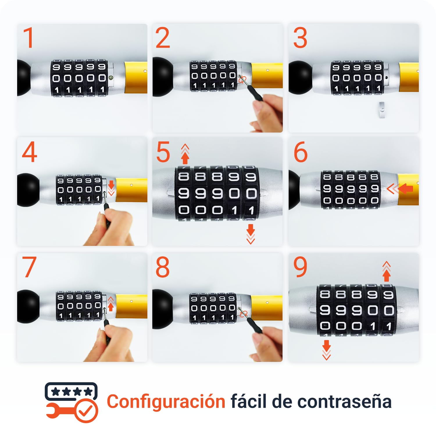 PAJ LOCK Cepo Antirrobo para Ruedas – Bloqueo de Rueda Universal para Coches, SUV, Furgonetas, Motos, Autocaravanas y Remolques – Mordaza Ajustable con Candado de Seguridad, Aparcamiento Seguro
