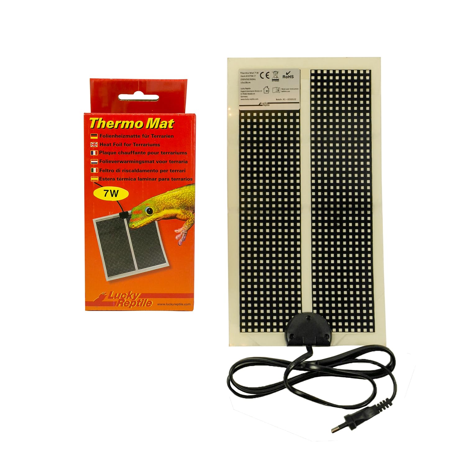 Lucky Reptile Thermo Mat Heizmatte für Terrarien, Wattstärke:7 Watt - 4