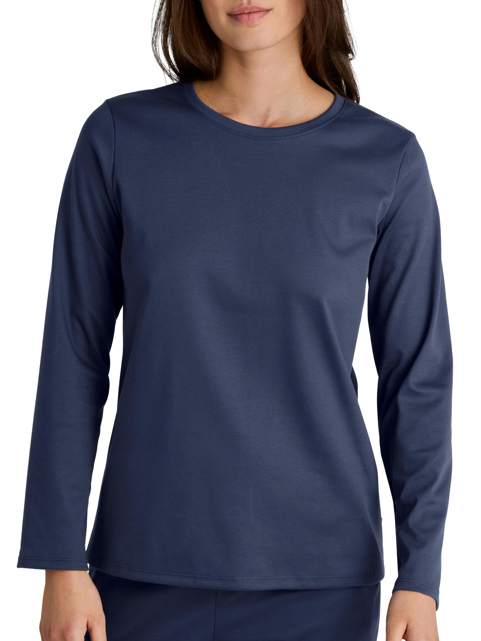 CALIDA Favourites Langarmshirt Damen Peacoat Blue 36-38