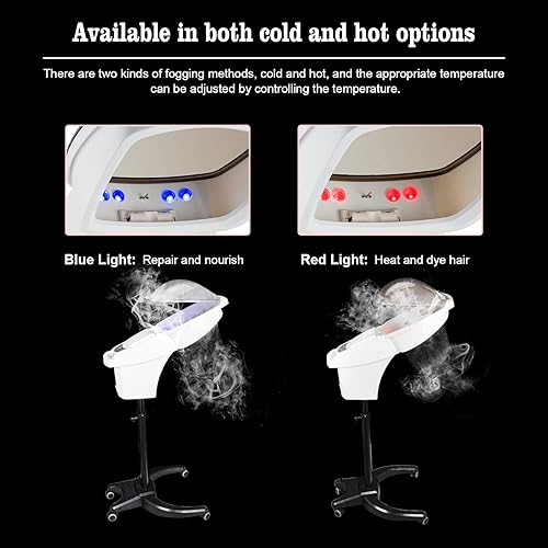 Miniatura 3 de Vaporizador para el cabello con champú, cuenco para lavar el cabello, silla reclinable con micro niebla, vaporizador para el cabello con capucha,