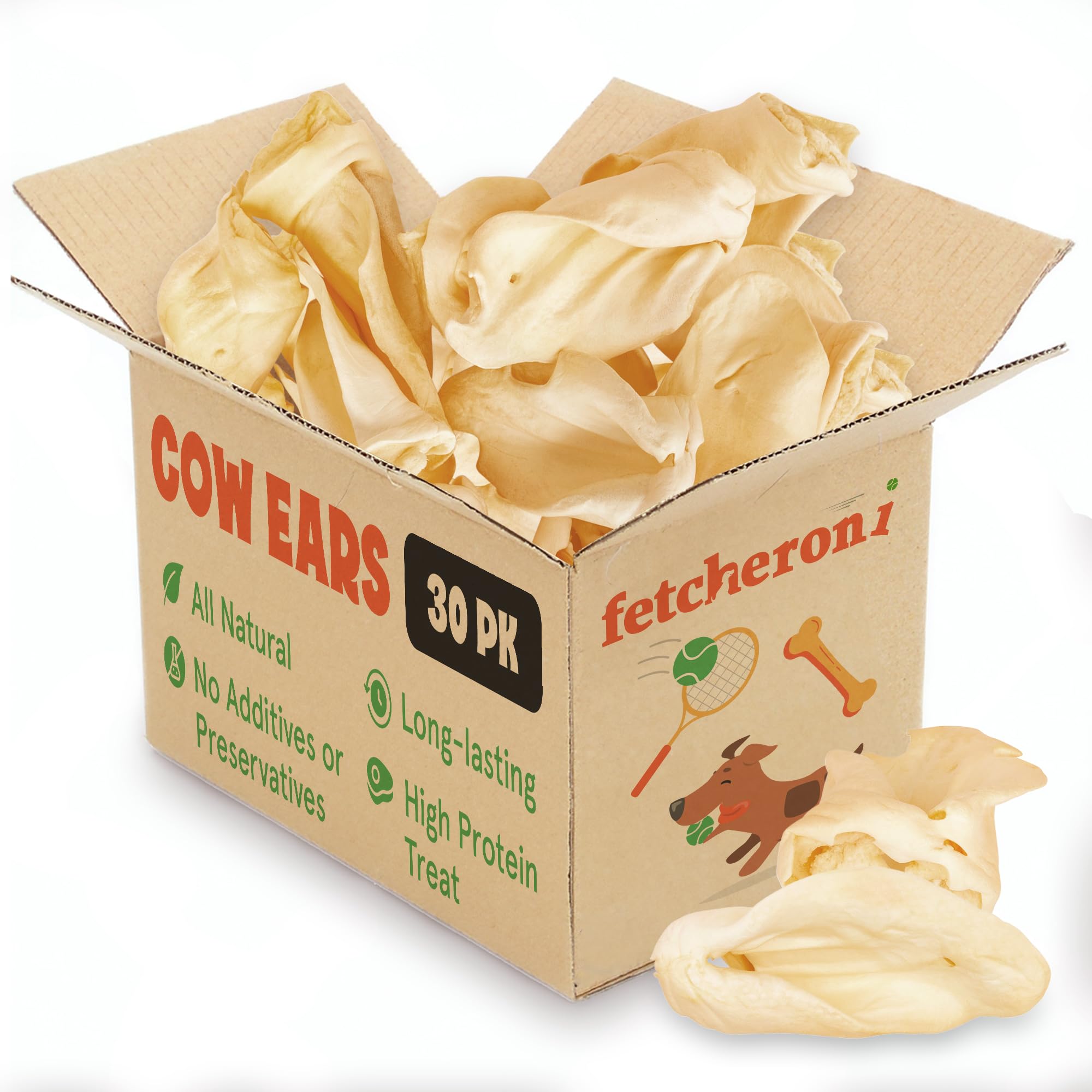 Fetcheroni Cows Ears for Dogs