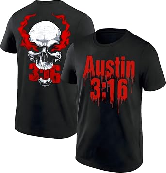 Stone Cold Steve Austin Tshirt Bloody 316 Pro Wrestling Attitude Era Gift T-Shirt Both Sides for Man Woman Tee Shirt