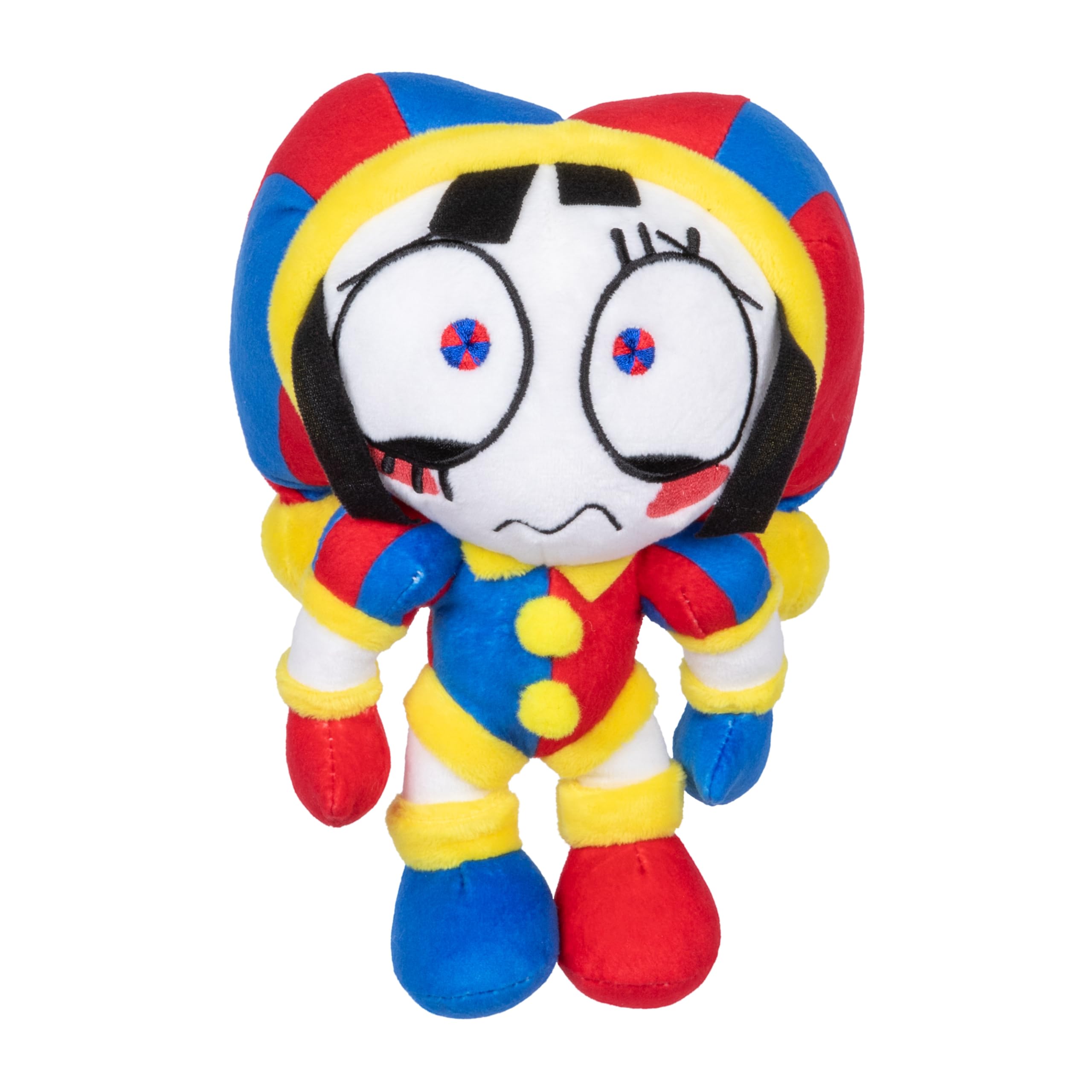 Amazing Digital Circus Deluxe Pomni Plush Figure, 8"/20.3 CM Figure Made With Premium Materials Embroidery, Collect Caine, Pomni, Kinger, Jax And Ragatha