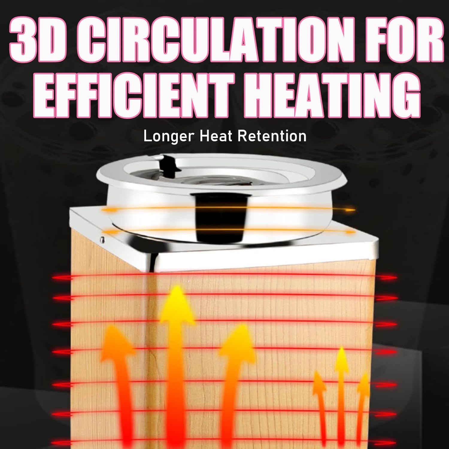 Electric Warmer & Commercial Chocolate Tempering Machine,Featuring Adjustable Temperature & Insulation Heating Functions, Suitable for Milk Tea Shops & Catering Scenarios All Steel Mirror 7L