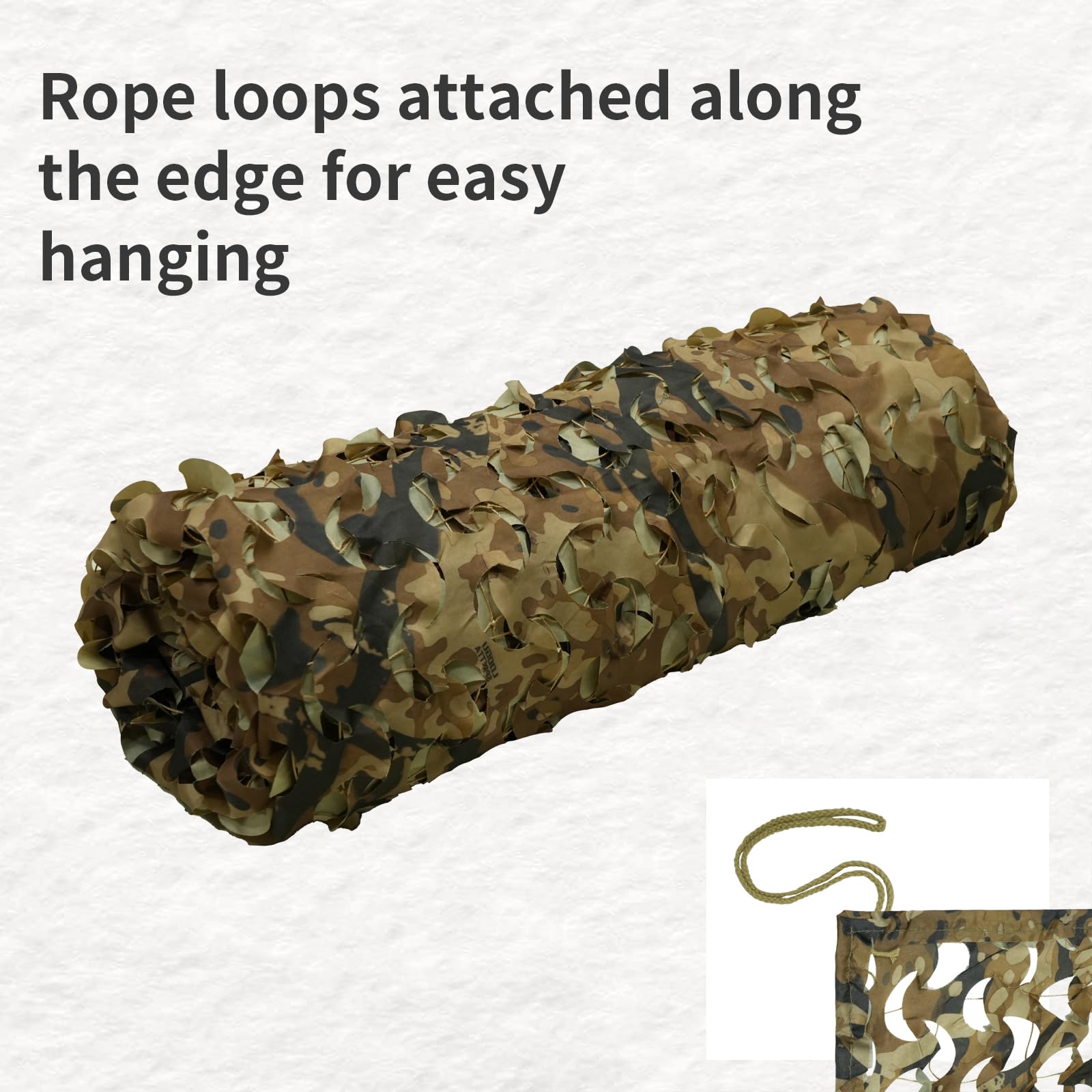LOOGU Custom Woodland Camo Netting Camping Military Hunting Camouflage Net