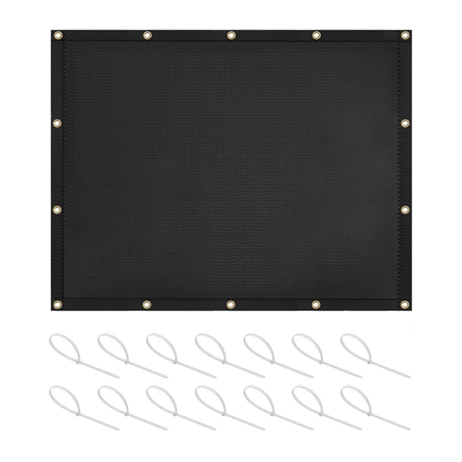 LatoYard Fireproof BBQ Heat Shield High Temp Silicone Fiberglass Guard for & Fence, Oil-Proof Wall up to 900F with Installation Ties(91.5 * 122cm)