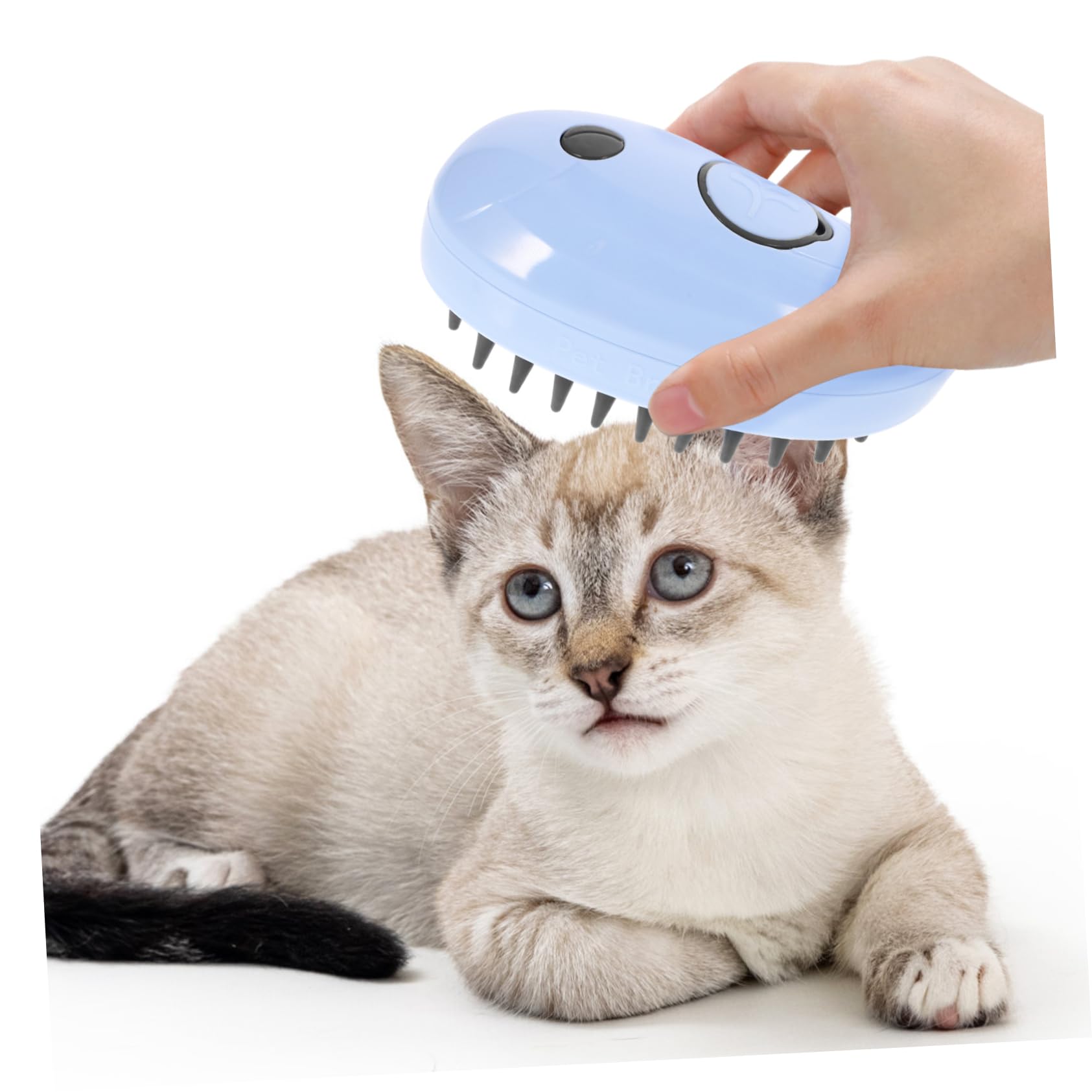 Yardwe 4pièces Brosse à Vapeur Auto-nettoyante Pour Chat Outil De Toilettage Multifonctionnel Avec De Massage Pour Éliminer Poils Emmêlés Et -poils Convient Aux Et Petits Animaux