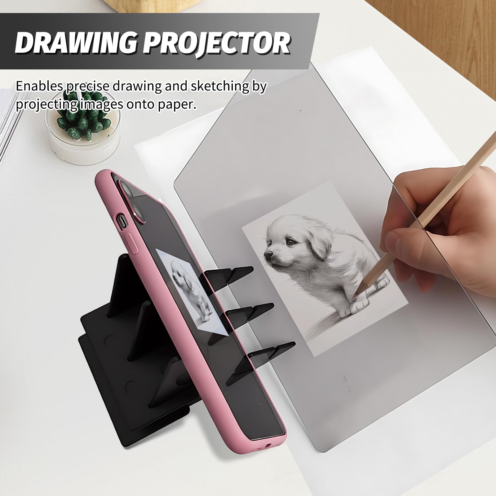 1 Set di Tavoletta da Disegno Ottica, Tavoletta da Disegno con Proiettore di Matite per Pittura di Cellulari e Tablet, Fai da Te per Pittura di Anime, Arte, Disegno, Schizzo