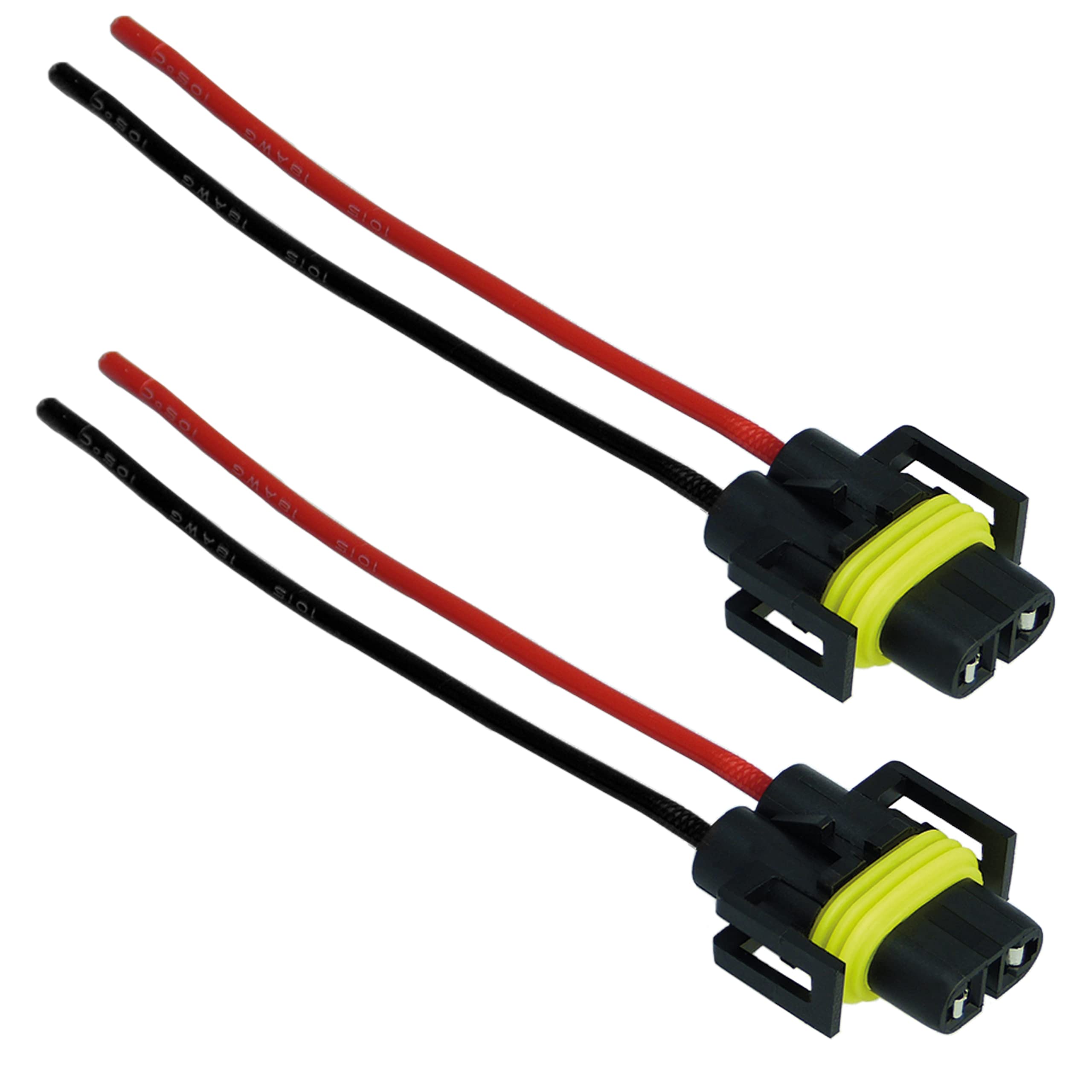 Prise Phare H8/H11 Universelle - Connecteur Femelle Pour Ampoules Halogène/LED Voiture - 6-24V 60W