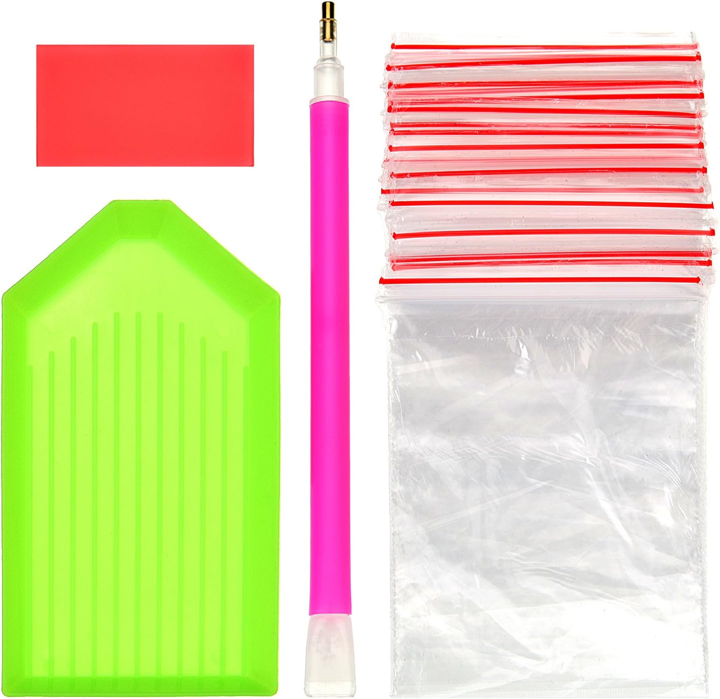 Hestya 2 Sets 5D DIY Diamond Painting Kit Full Drill Cute Cat Crystals Embroidery Tools for Home Decorations Craft