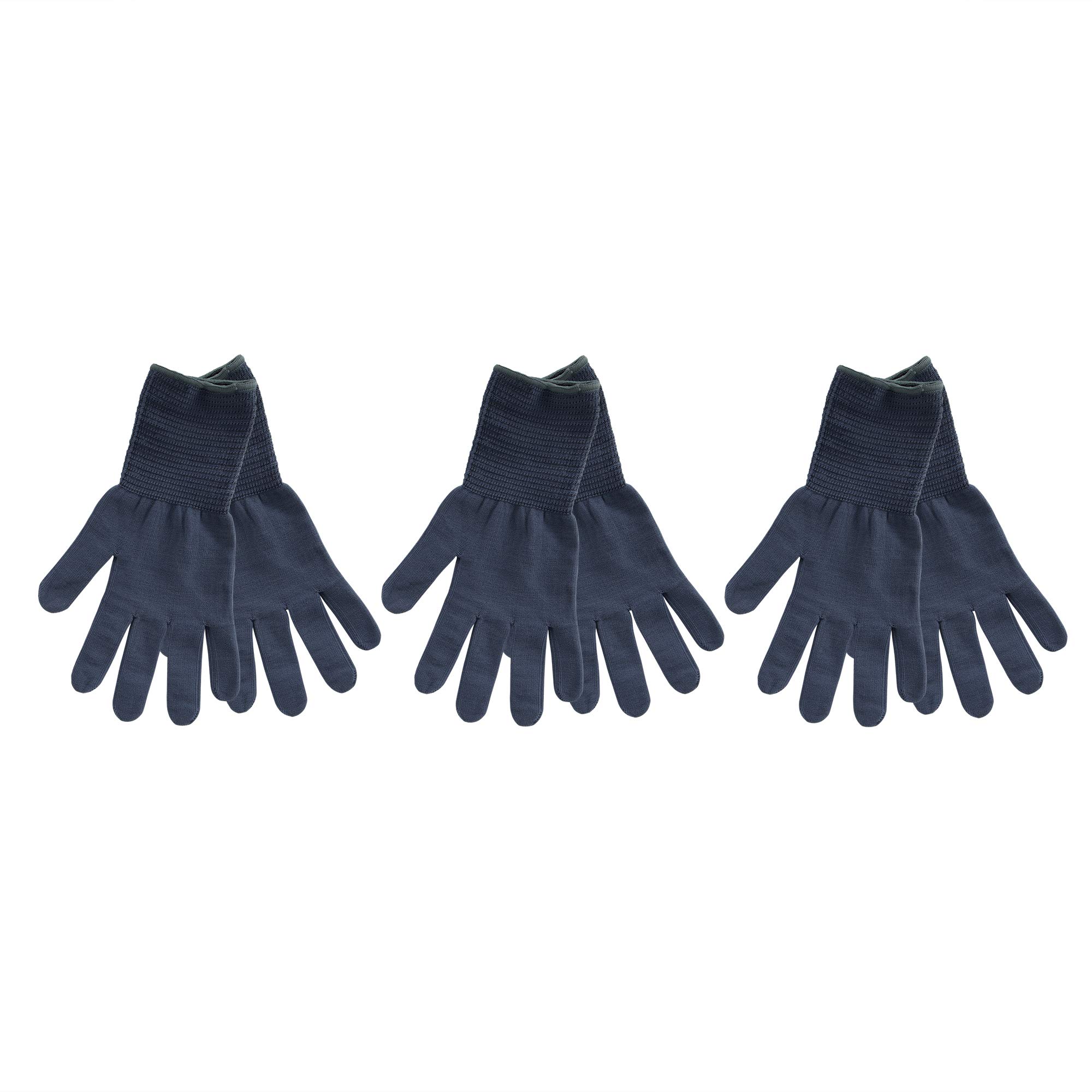 WembleyBe Wise Unisex-Adult Washable & Reusable Personal Protection Face Mask, Gloves, and Touch Tool Utility Kit, Charcoal, 3 Pack