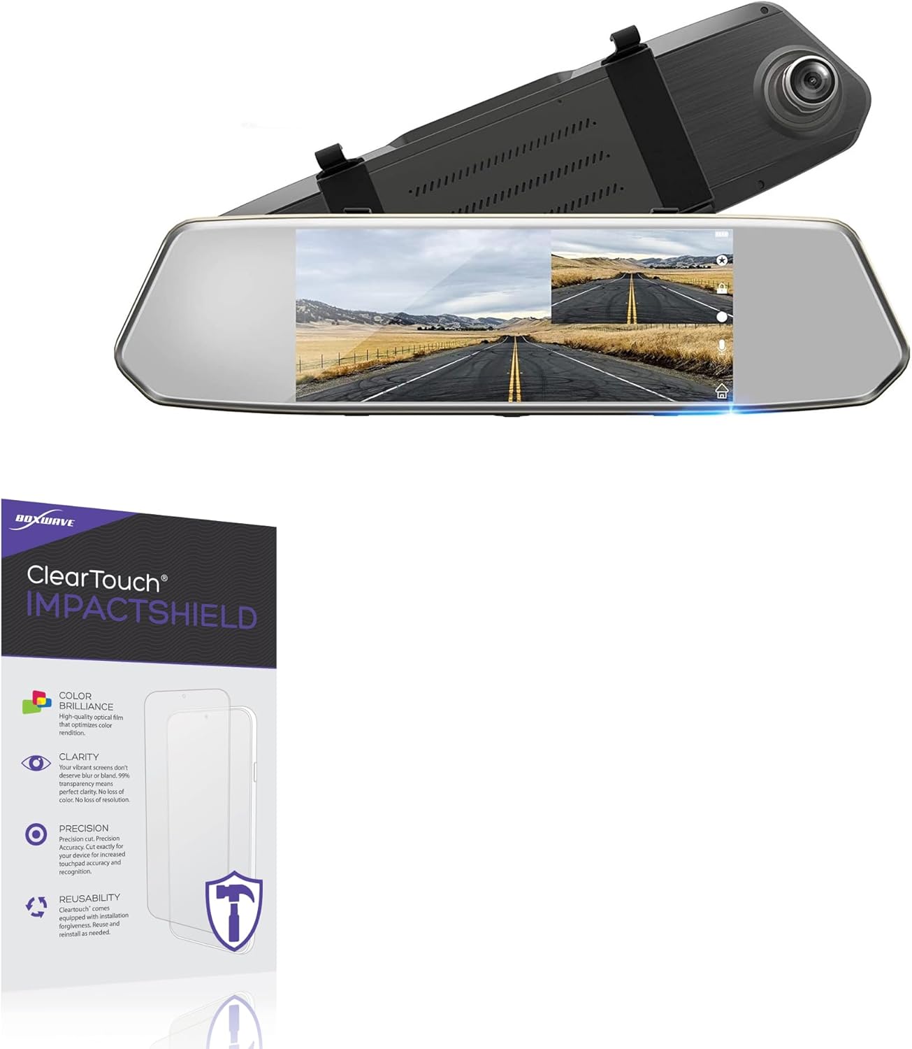 BoxWave Screen Protector Compatible with TOGUARD CE35 - ClearTouch ImpactShield (2-Pack), Impenetrable Screen Protector Flexible Film