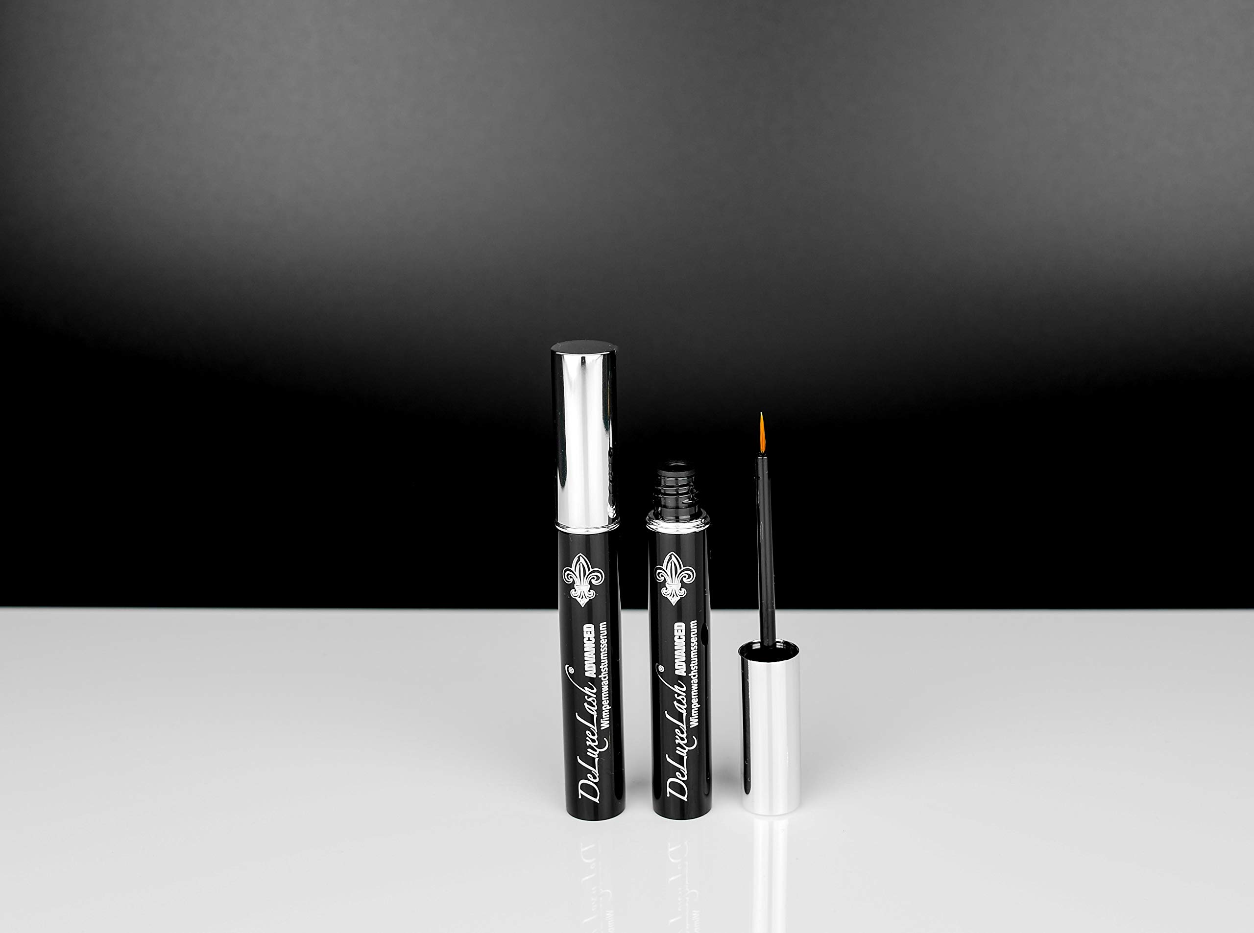 ADVANCED 3,5ml Wimpern-Serum Wachstum hormonfrei für längere, vollere und dichtere Wimpern und Augenbrauen, Lash and Brow Booster Serum, Biotin, Dermatologisch und Allergie getestet