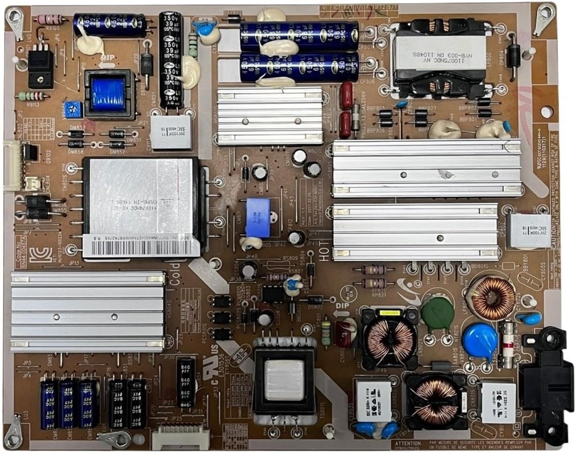 TV Power Board BN44-00457A=BN44-00457, Compatible for Samsung, LCD TV Model UN55D6000SF UN55D600SH UN55D6003SF, TV Power Board