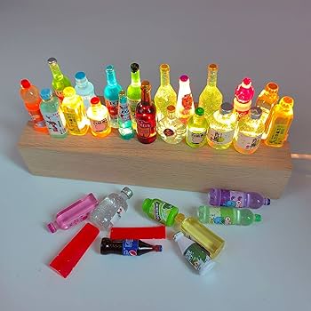 Amazon | ミニチュアボトルボトル ミニチュア 小物人形 おもちゃ