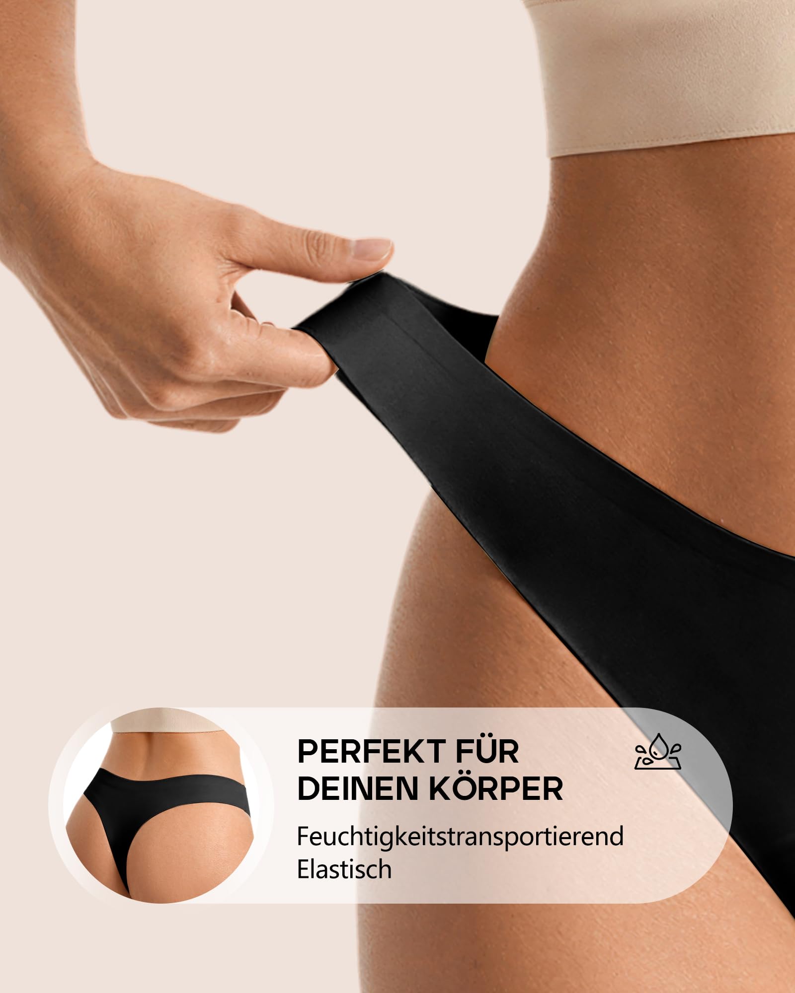 SHARICCA Culotte Menstruelle Absorbant Tanga Menstruelle sous VêTement Lavable RéUtilisable String Menstruelle Sportifs pour Filles RèGles