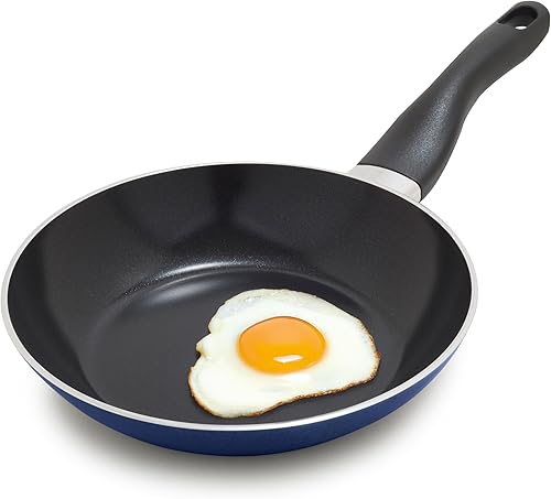 Deco - Sartén antiadherente de 8 pulgadas, fabricada en Italia, cerámica de diamante, sin PFAS, apta para lavavajillas y utensilios de metal,