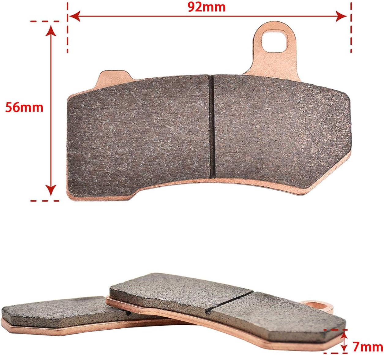 Front and Rear Sintered Brake Pads replacement for Harley Davidson FLTRX FLTRXS Road Glide Limited Special 2015 2016 2017 2018 2019 2020 2021 2022 2023