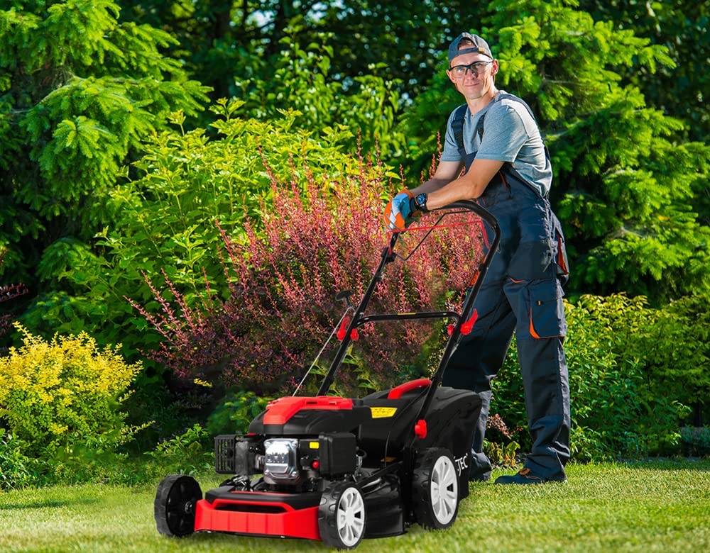 MalTec MasterBlade kosiarka do trawy 17300W Turbo, 60 l, szerokość cięcia 51 cm, 8-stopniowa regulacja wysokości koszenia, do trawników o powierzchni do 2800 m², z pojemnikiem na trawnik