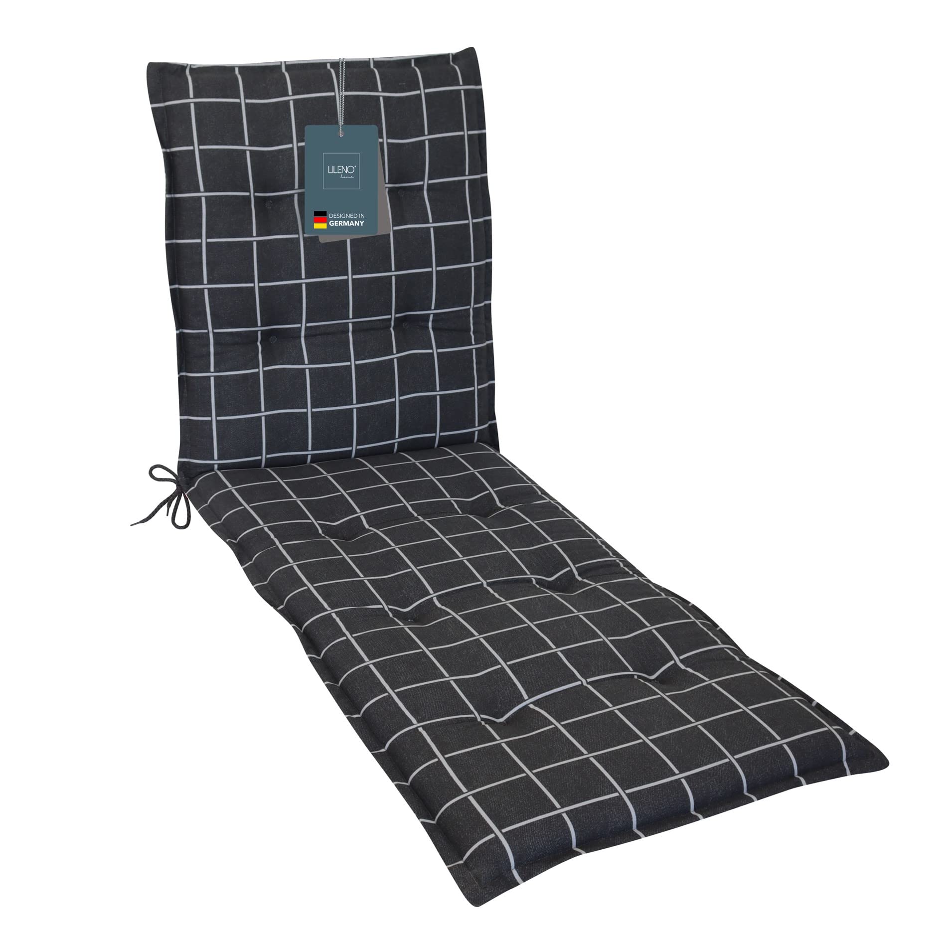 LILENO HOME Sonnenliege Auflage - Gartenliegen Auflage perfekt für Strandliege - Polster für Gartenliege Flor RL