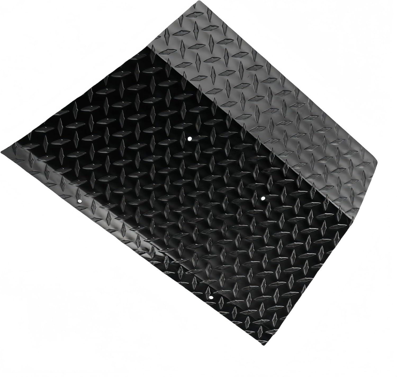 Diamond Plate Front Bumper Shock Cover Golf cart Aluminum Shock Shield Replacement for 1994-Up EZGO Medalist TXT PDS Black