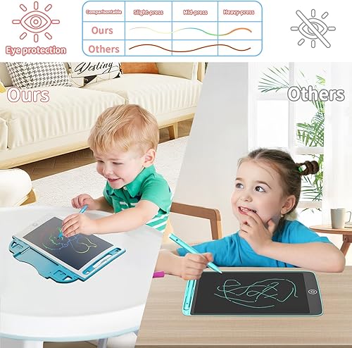 Miniatura 2 de Tableta de escritura LCD de 8.5 pulgadas para niños, bloc de dibujo colorido para niños de 1-3, 3 a 5 años, juguetes de viaje por carretera