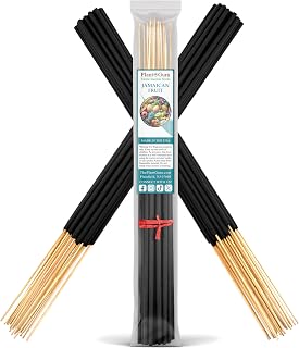 Jamaican Fruit Exotic Incense Sticks Jumbo 19 Inch Long - Bulk 1 Bundle 27 to 30 Sticks - Natural 19" Extra Large with A Smooth Aroma That Burns for 3 to 4 Hours Each.