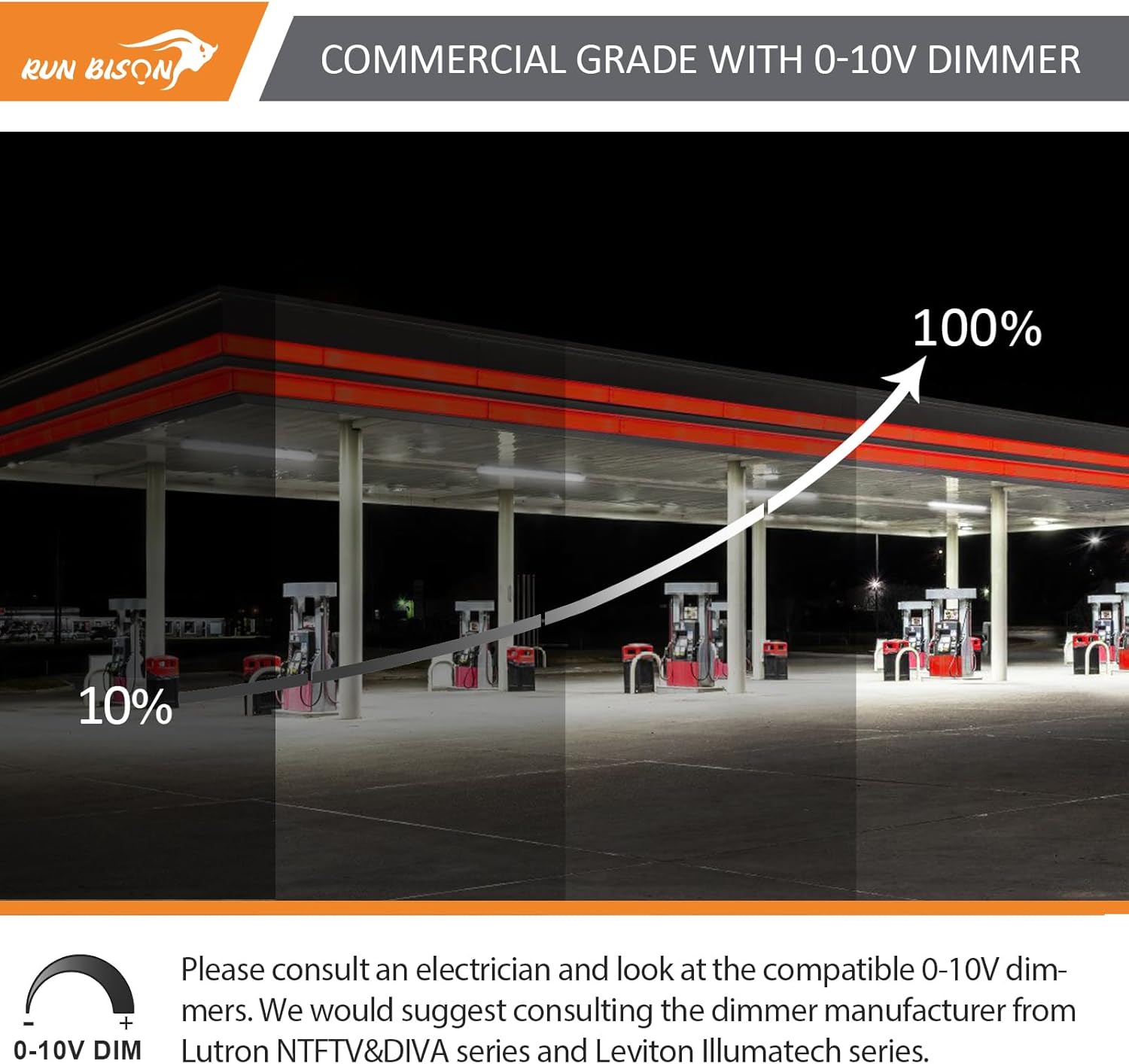 4FT LED Vapor Tight Light, 4420/4940/5850LM Vapor Proof Fixture, 3500K/4000K/5000K CCT Selectable, Waterproof Outdoor Shop Light for Parking, Carport, Car Wash, Garage 1-Pack