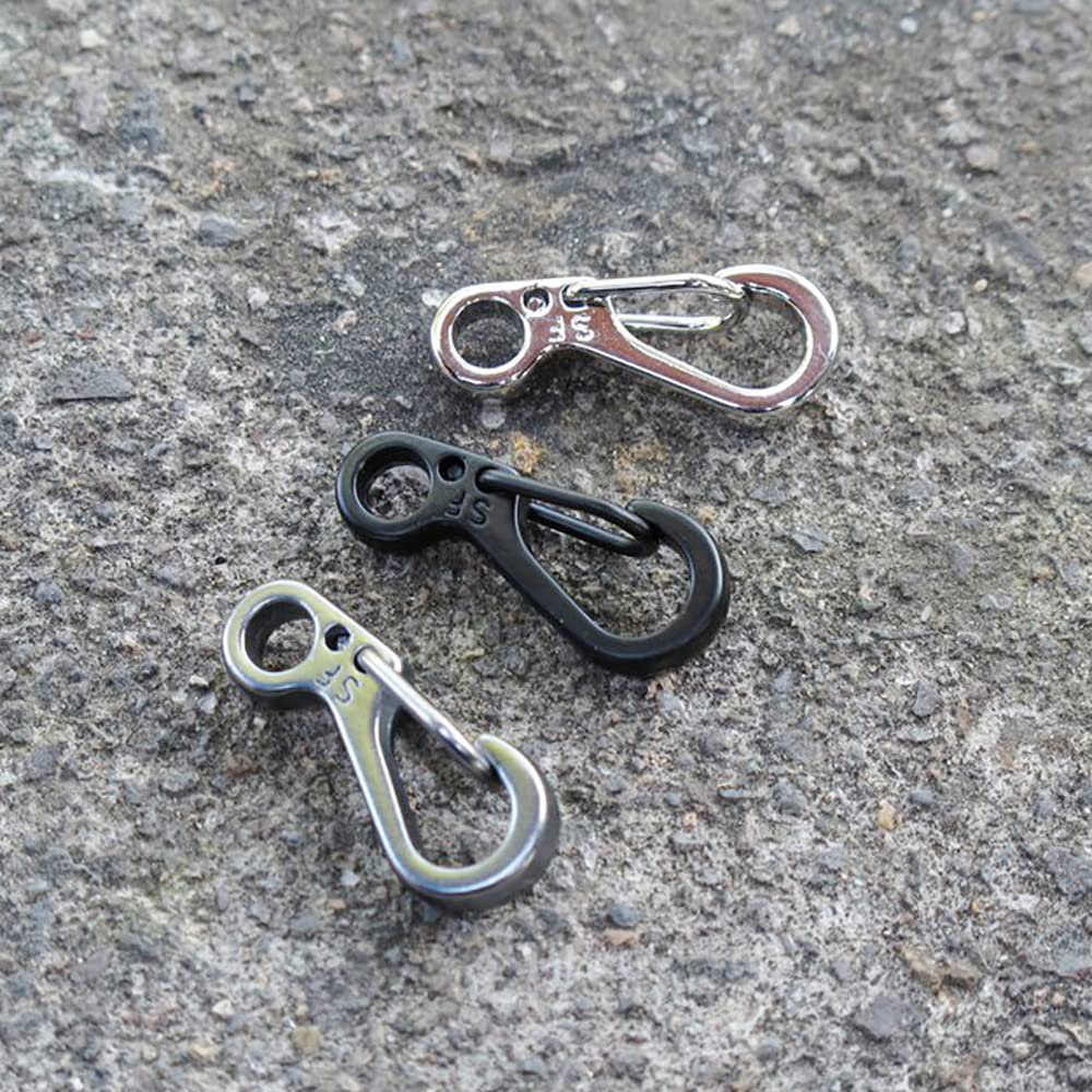 Mini Moschettoni In Lega Di Zinco - 10 Pezzi, Portata 15kg, Per Escursionismo, Arrampicata E Viaggi