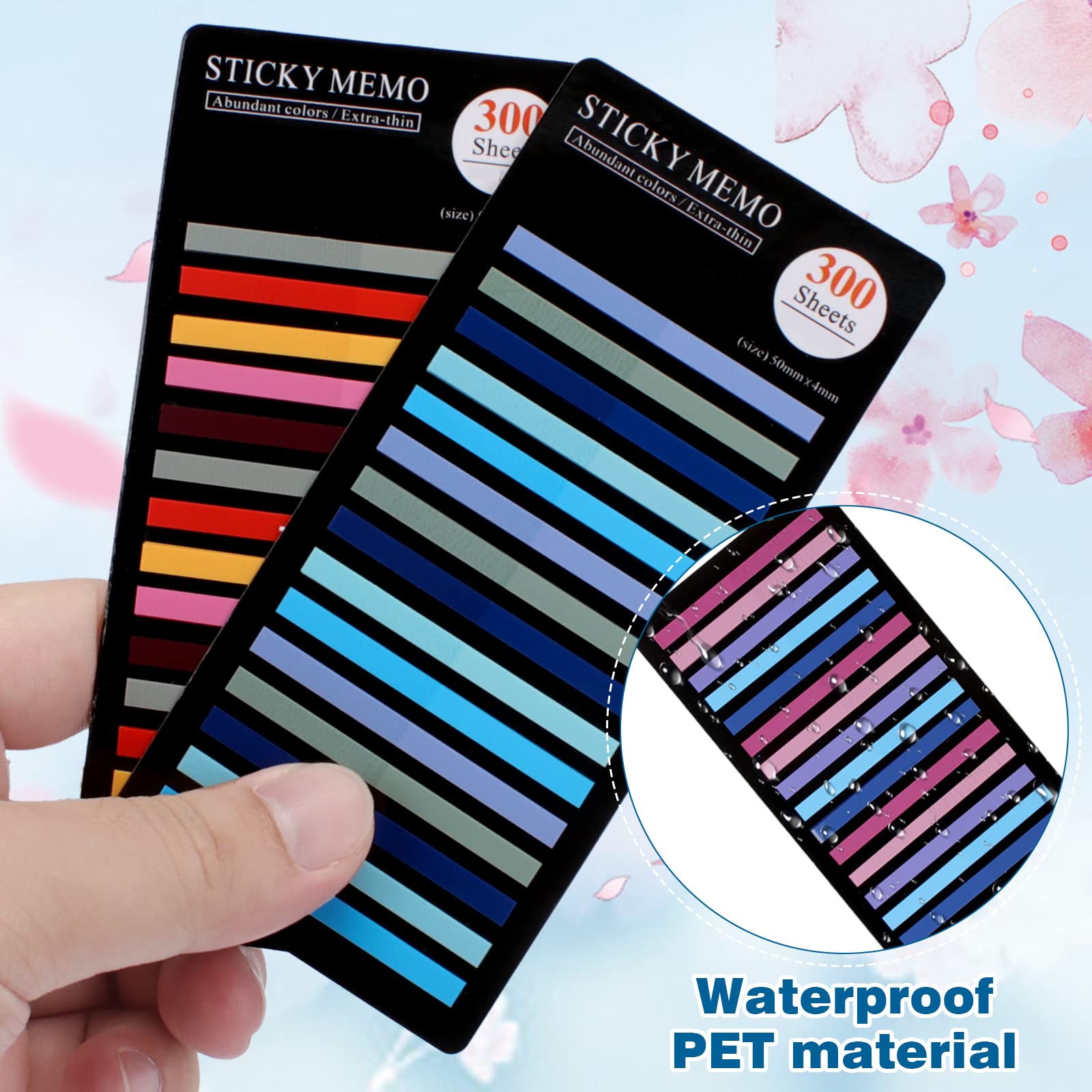 3600 Strisce Adesive Evidenziatore Colorate - Segnapagina Trasparenti E Riutilizzabili Per Leggere E Appunti - Foto 11