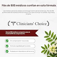 Vista 4 de Sandhu's - Cápsulas vegetarianas de zinc y quercetina, suplementos de zinc para el refuerzo inmunológico, antioxidante, sin gluten, soja ni lácteos