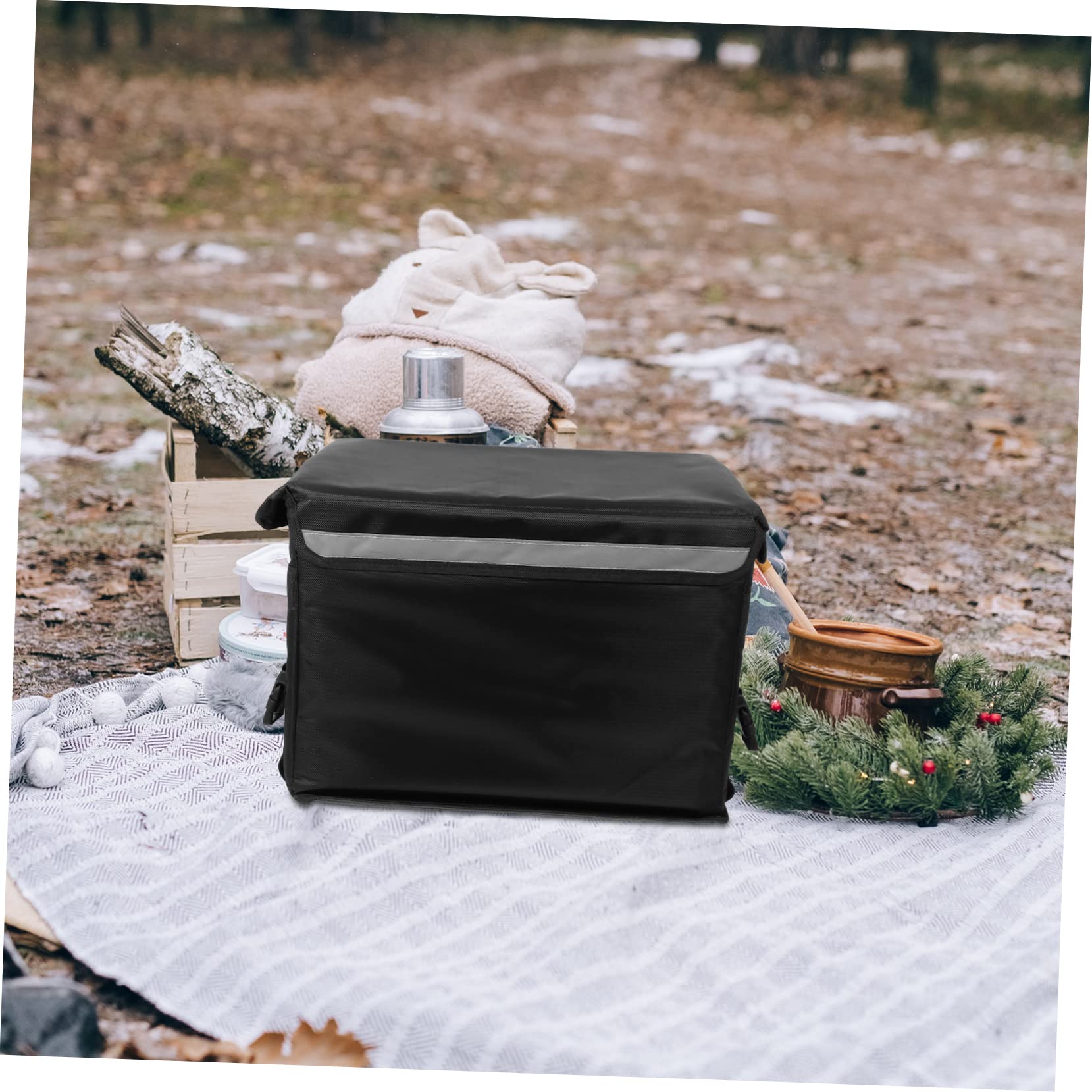 MAGICLULU 30L Lunchbox Tasche Thermobox für To Go Isoliert mit Trennwand aus Nylon und Oxford Tuch für Lunch Unterwegs