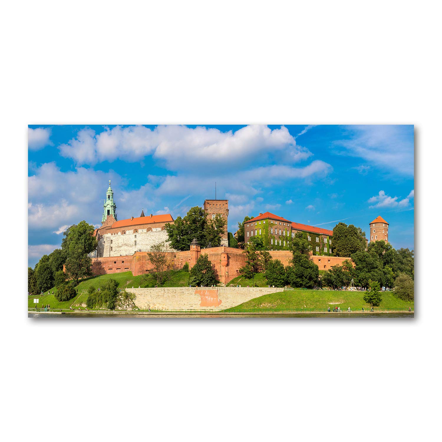 Image en verre acrylique Cracovie Polonia Tulup 120x60cm pour décoration murale de salon