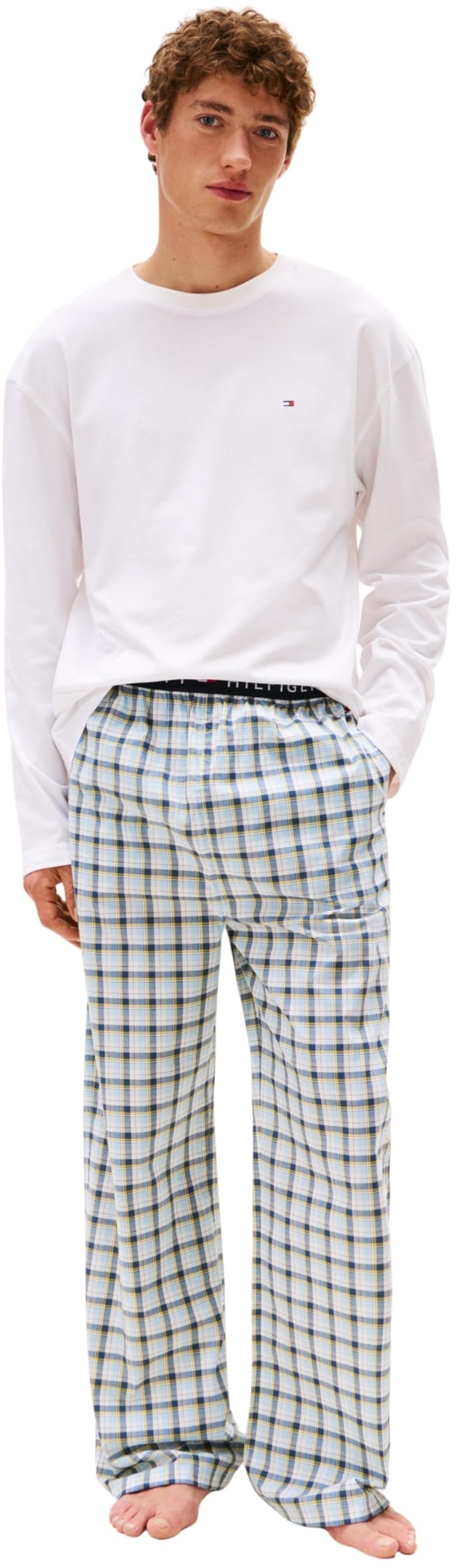 Tommy Hilfiger Set de Pijama Hombre Woven Print con Logotipo