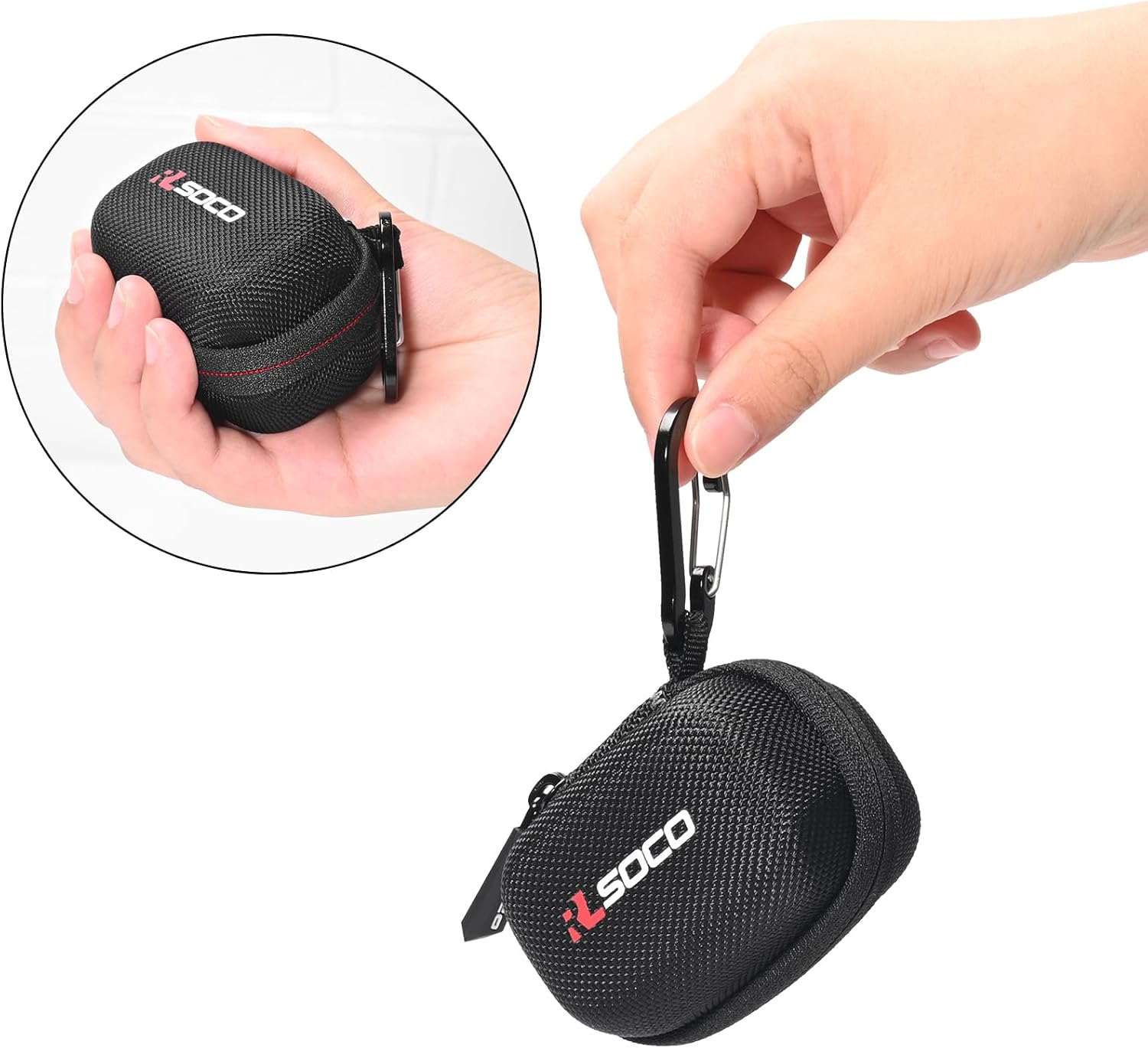 RLSOCO Hard Case for Sony WF-1000XM5 The Best Truly Wireless Noise Cancelling Earbuds (Black) - Image 6