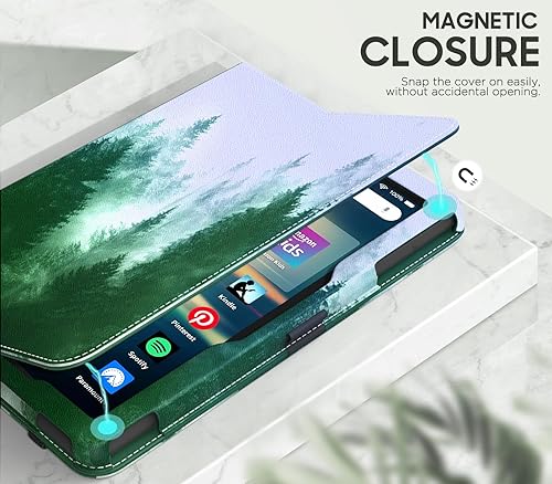 Miniatura 9 de MoKo Funda para tableta H D de 8 pulgadas (12 generación10 generación, versión 20222020), funda de pedestal plegable delgada con encendido y apagado